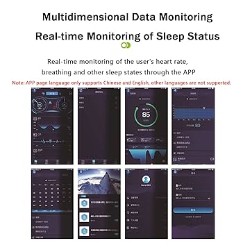 Amazon.co.jp: のスマート睡眠パッド 睡眠サイクル分析 心拍計測